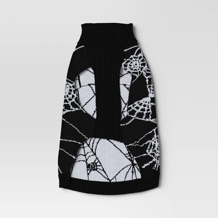 Halloween Spiderweb Dog Sweater - Hyde & EEK! Boutique M