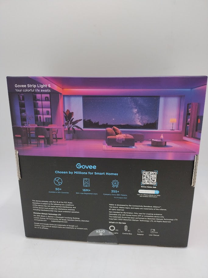 Govee 49.2' Wi-Fi RGBIC LED Strip Light