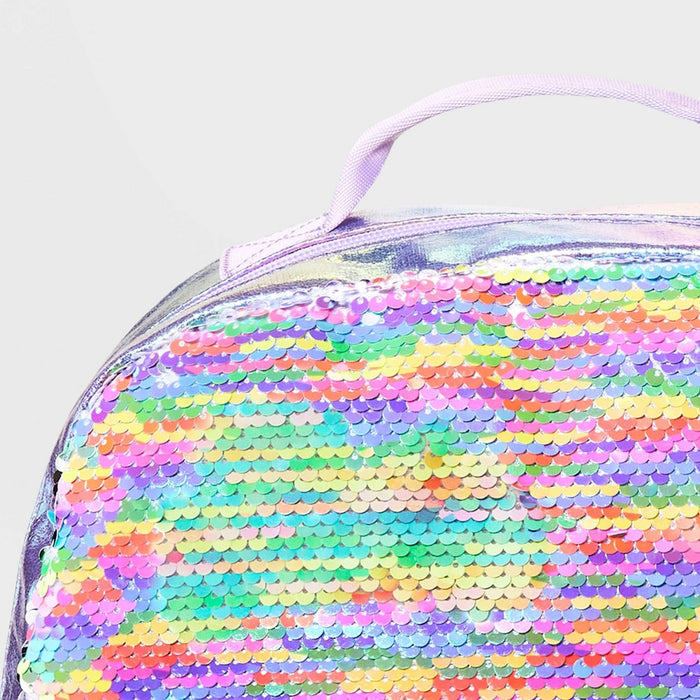 Kids' 16 Flip Sequin Cat Backpack - Cat & Jack Purple"