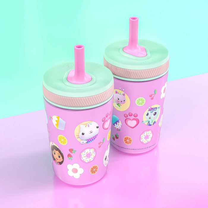Zak Designs 12 fl oz Stainless Steel Vacuum Insulated Gabbys Dollhouse