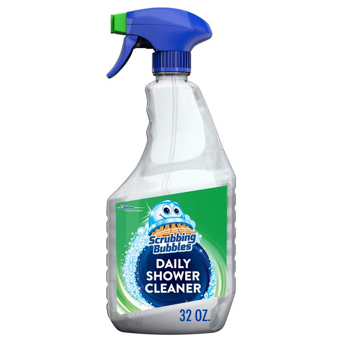 SC Johnson Scrubbing Bubbles Daily Shower And Bathroom Cleaner, Great On Tile, 32 Oz (Packaging May Vary)