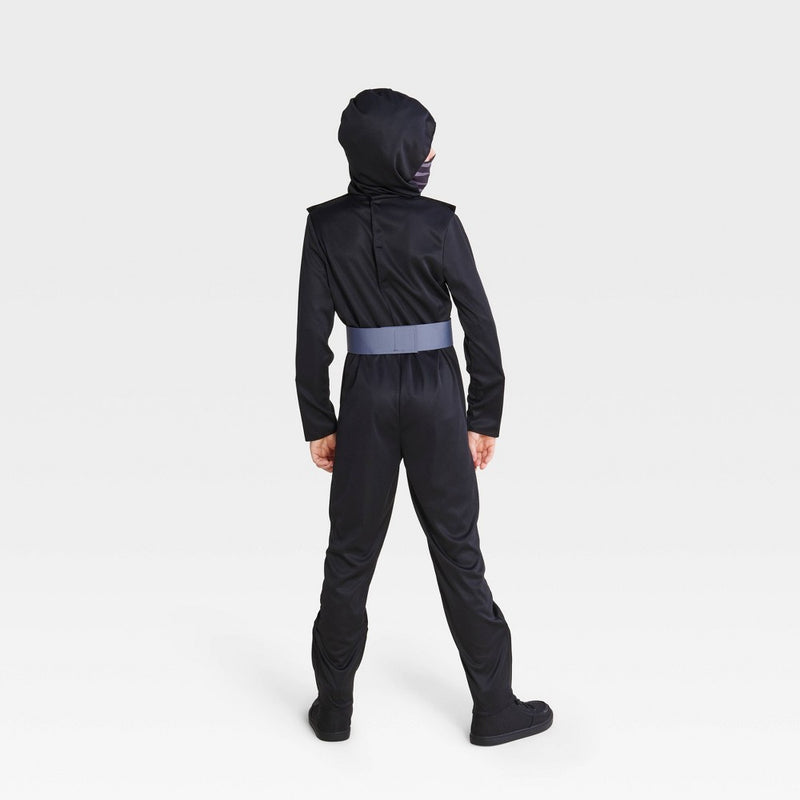Kids' White Tiger Warrior Halloween Costume with Face Mask and Vest - Hyde & EEK! Boutique: Ninja Outfit, Hooded Jumpsuit
