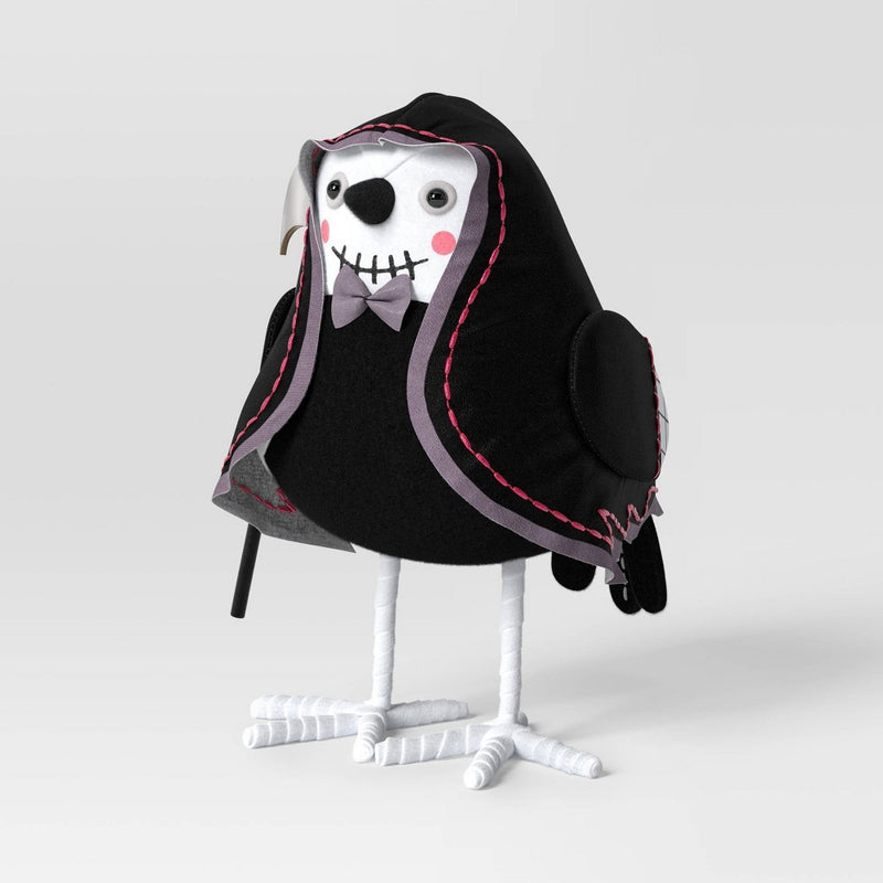 Featherly Friends 'Hoodie' Felt Bird Halloween Decorative Figurine - Hyde & EEK! Boutique