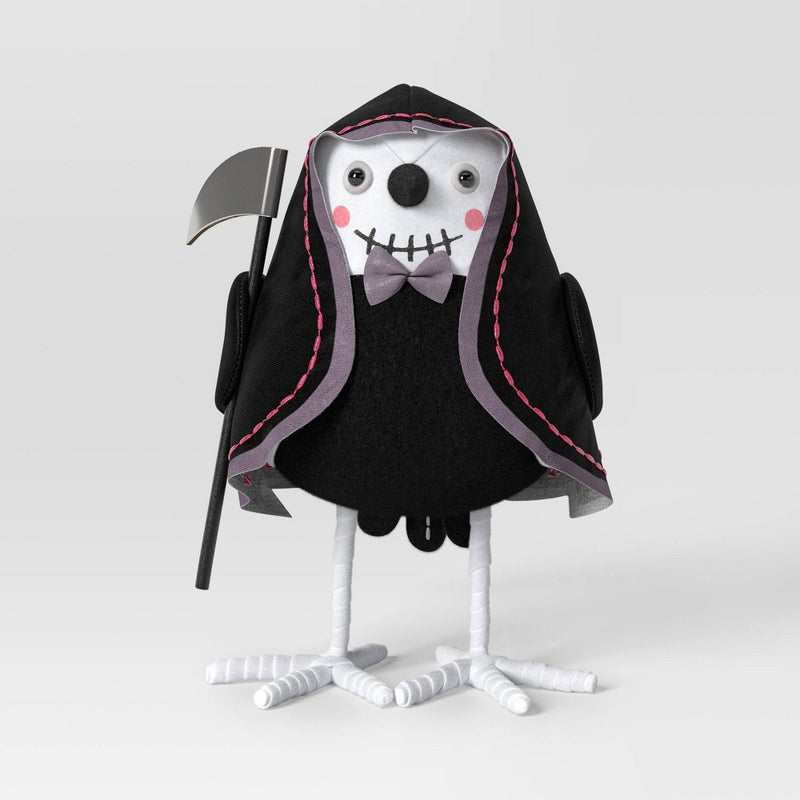 Featherly Friends 'Hoodie' Felt Bird Halloween Decorative Figurine - Hyde & EEK! Boutique