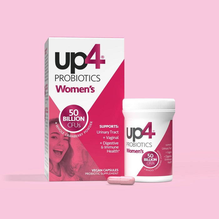 UP4 Women's Probiotic with Organic Vegan Cranberry Capsules - 60ct