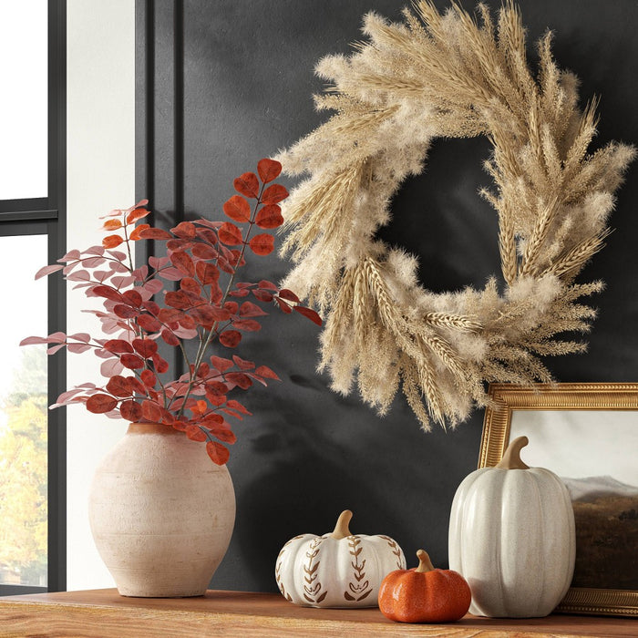 Fall Wheat Wreath - Threshold