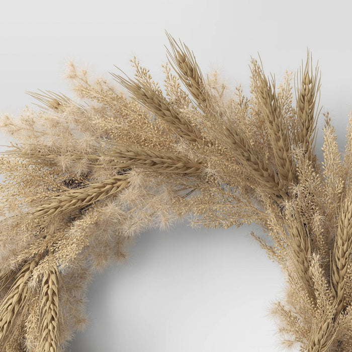 Fall Wheat Wreath - Threshold