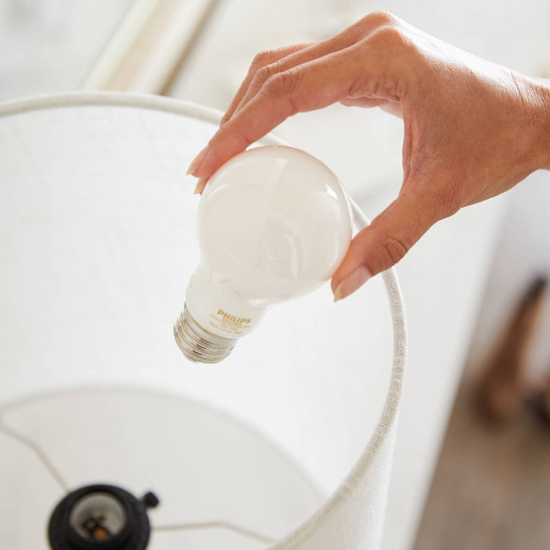 Philips LED 75W Frosted Soft White Non-Dim A19 4P (Non-T20)