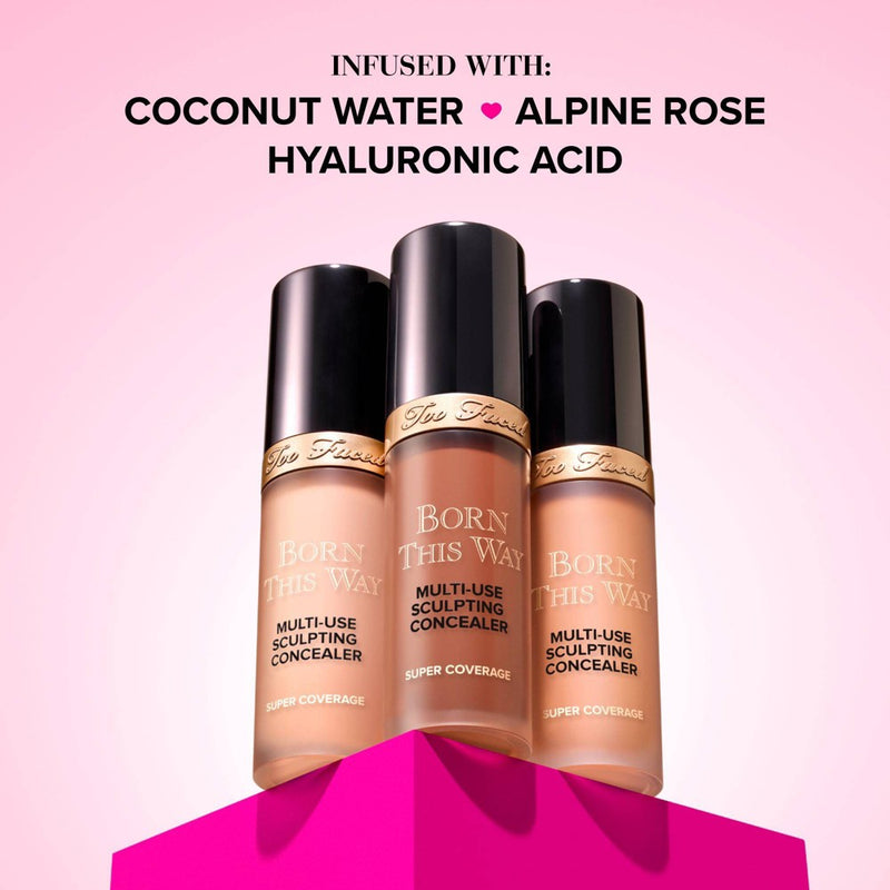 Too Faced Born This Way Super Coverage Multi-Use Longwear Concealer - Cookie - 0.45 fl oz - Ulta Beauty