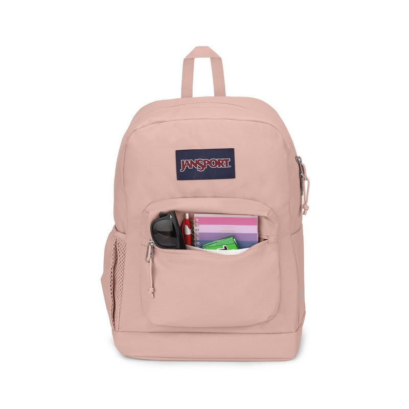 JanSport Cross Town Plus 17" Backpack - Misty Rose