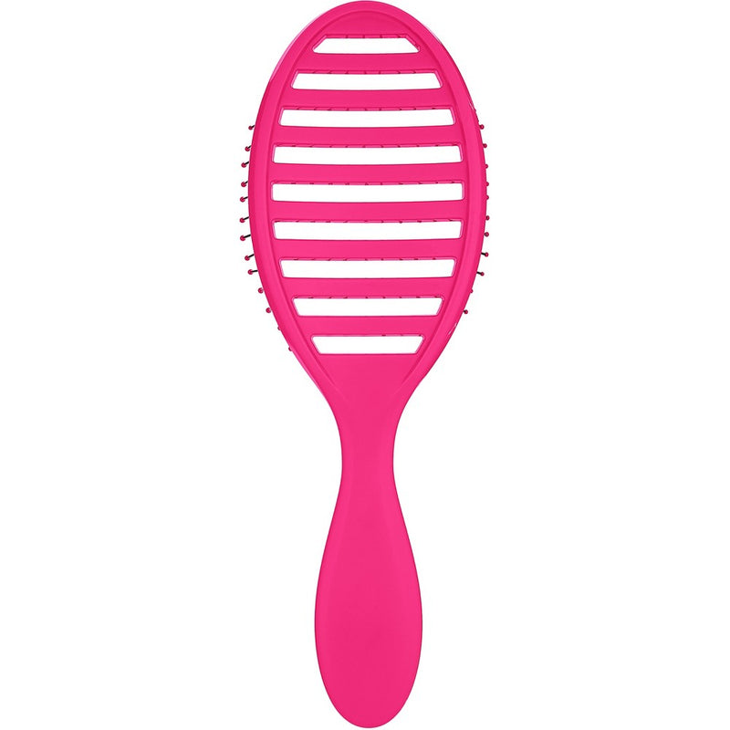 Wet Brush Speed Dry Detangler Hair Brush for Quick Heat Drying Styles - Solid Pink