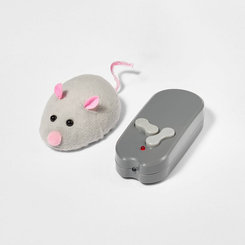 Electronic Chasing Mouse Cat Toy - Boots & Barkley - Gray