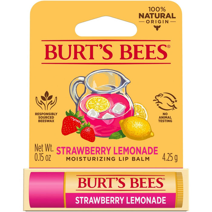 Burt's Bees Strawberry Lemonade Lip Balm - 0.15oz