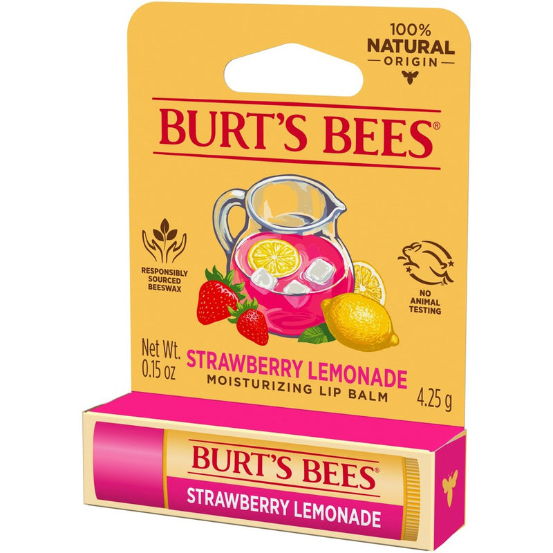Burt's Bees Strawberry Lemonade Lip Balm - 0.15oz