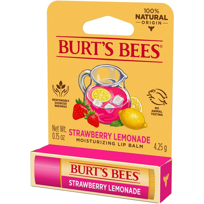 Burt's Bees Strawberry Lemonade Lip Balm - 0.15oz