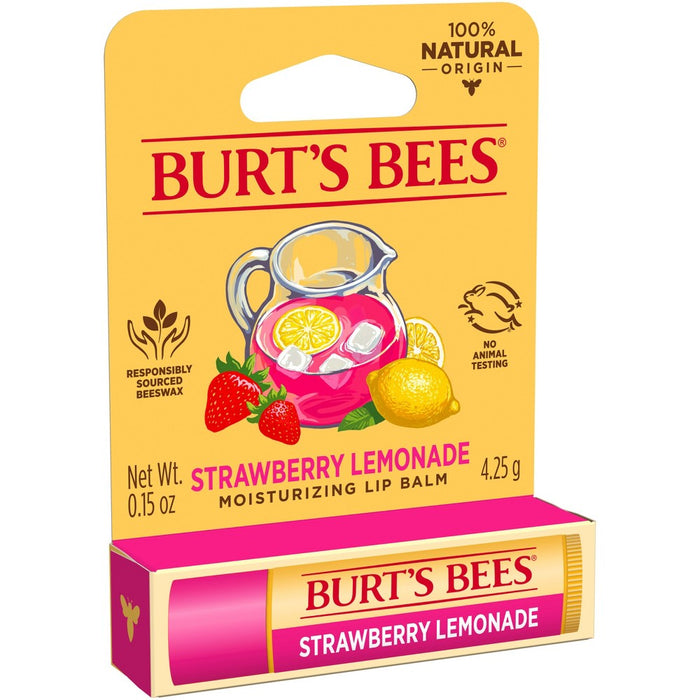 Burt's Bees Strawberry Lemonade Lip Balm - 0.15oz