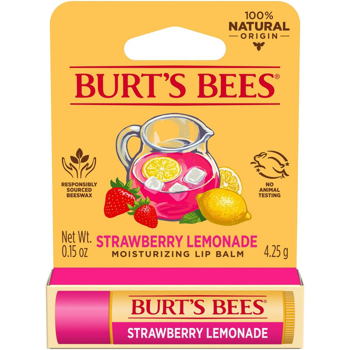 Burt's Bees Strawberry Lemonade Lip Balm - 0.15oz