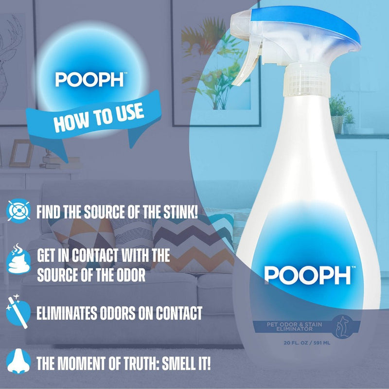 Pooph Dog Odor & Stain Eliminator - 20 fl oz
