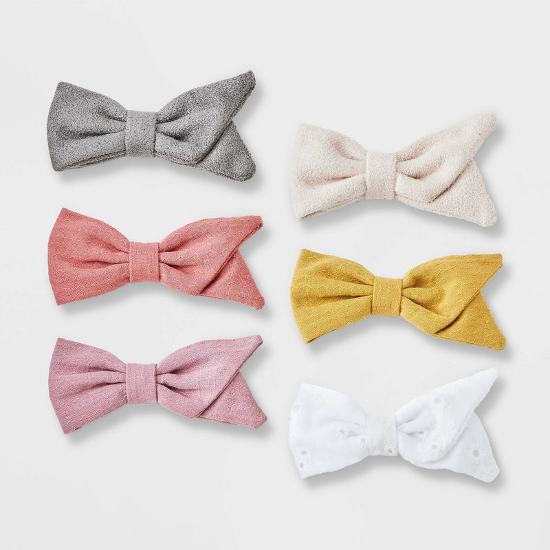 Baby Girls' 6pk Bow Clip - Cloud Island