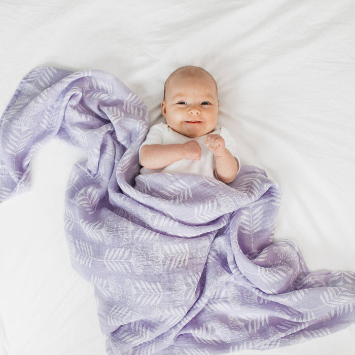 aden + anais essentials Swaddle Blankets - Damsel - Savoy - 4pk