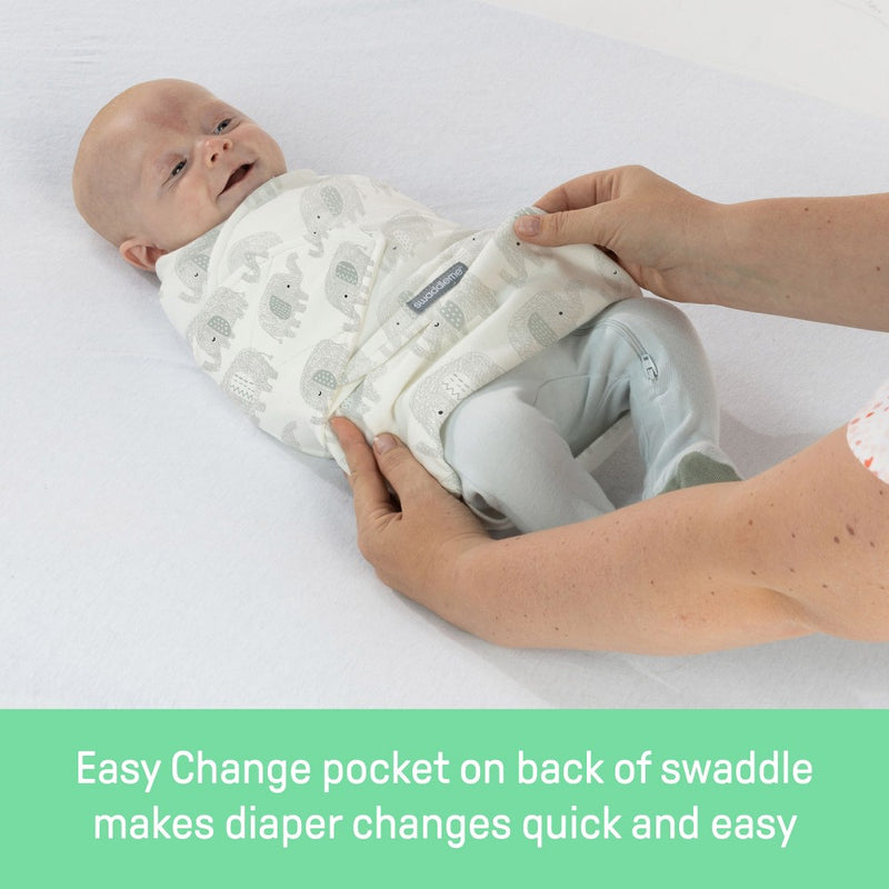 SwaddleMe by Ingenuity Monogram Swaddle Wrap 0-3 Months - Dino Mite - 3pk