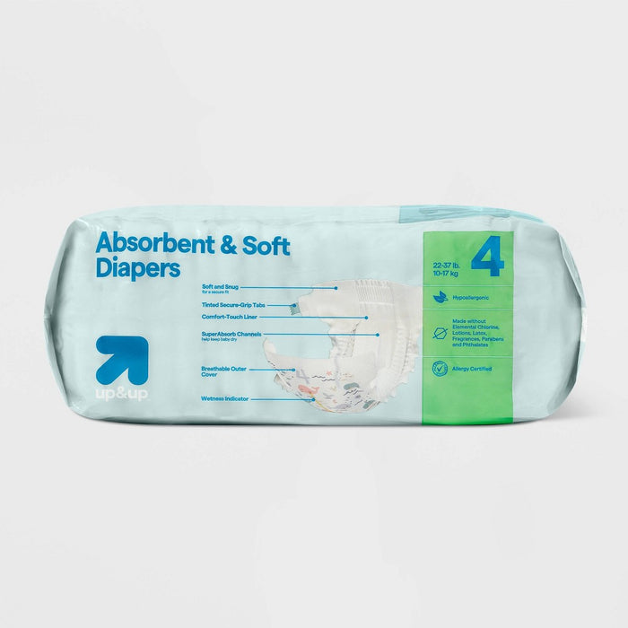 Disposable Diapers - Size 4 - 28ct - up&up