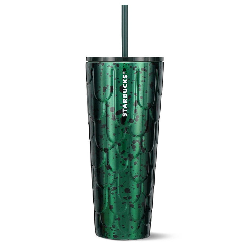 Starbucks Dark Green Siren Stainless-Steel Cold Cup - 24 fl oz
