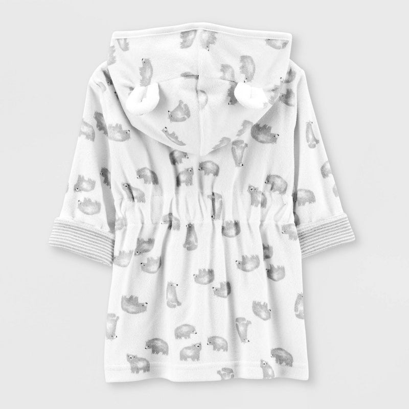 Carter's Just One You Baby Bear Bath Robe - White