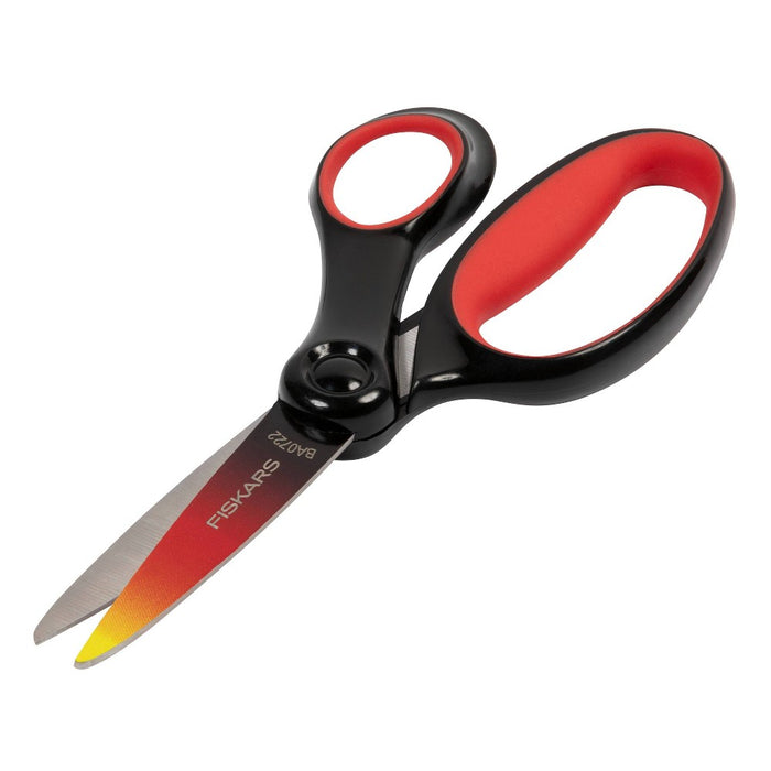 Fiskars Pointed-Tip Softgrip School Supplies Big Kids Scissors for Kids 8 to 11 - 6" Scissors Black Ombre
