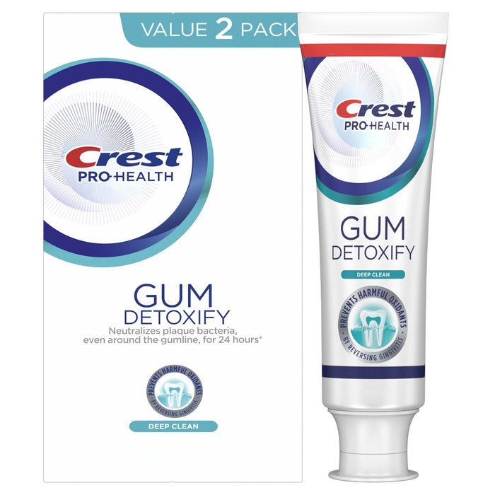 Crest Pro-Health Gum Detoxify Deep Clean Toothpaste - 4.8oz/2pk