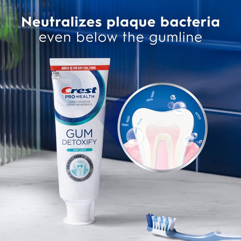 Crest Pro-Health Gum Detoxify Deep Clean Toothpaste - 4.8oz/2pk