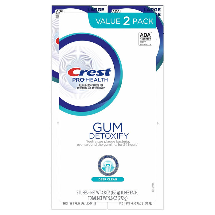 Crest Pro-Health Gum Detoxify Deep Clean Toothpaste - 4.8oz/2pk