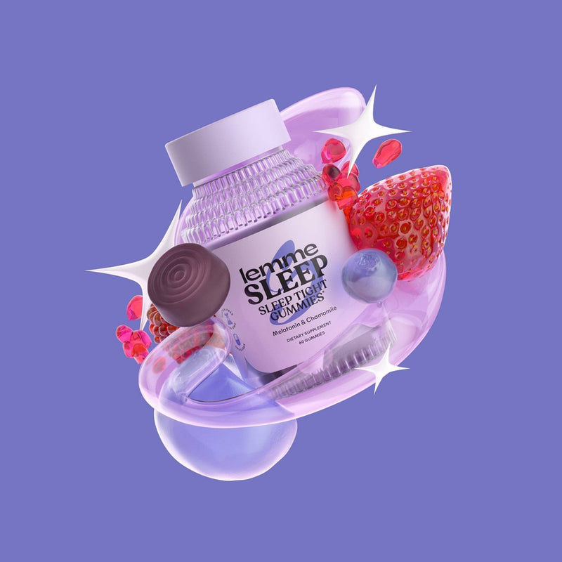 Lemme Sleep Vitamin Vegan Gummies - 60ct EXP: 03/2026