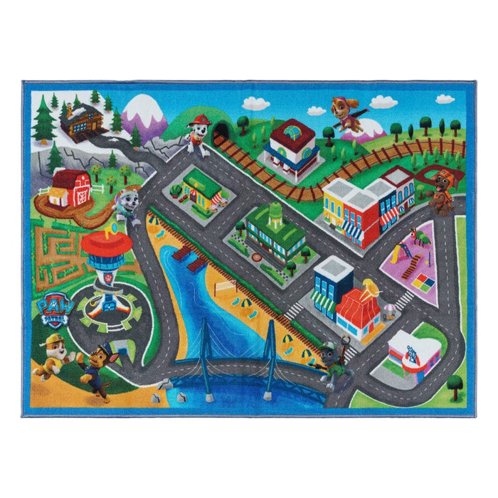 40" x 54" PAW Patrol Activity Road Rug