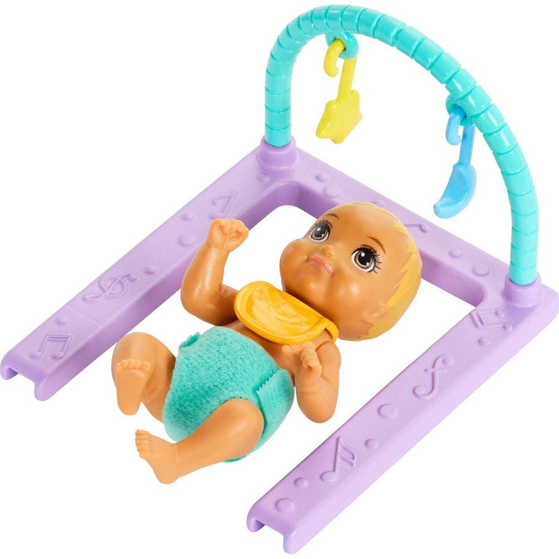 Barbie Skipper Babysitter Doll with Twin Nursery Playset & Accessories Set 17pc