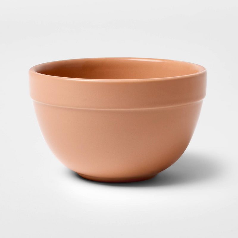 8oz Stoneware Mini Bowl Terracotta Orange - Figmint