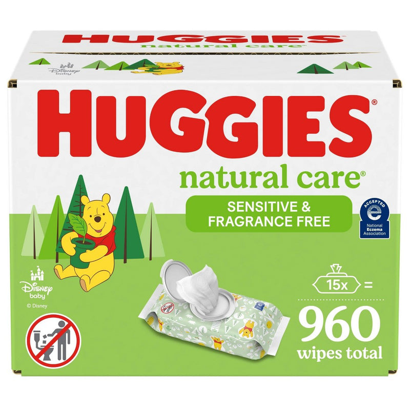 Huggies Natural Care Sensitive Unscented Baby Wipes - 960ct (LOCAL PICKUP ONLY)