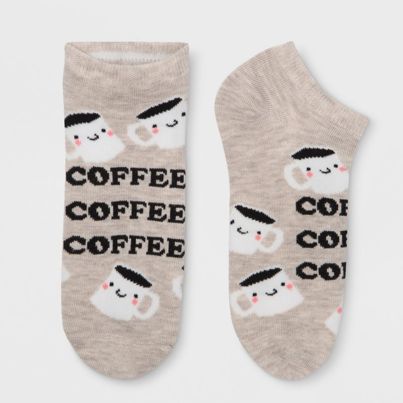 Women's Coffee Socks - Oatmeal 4-10