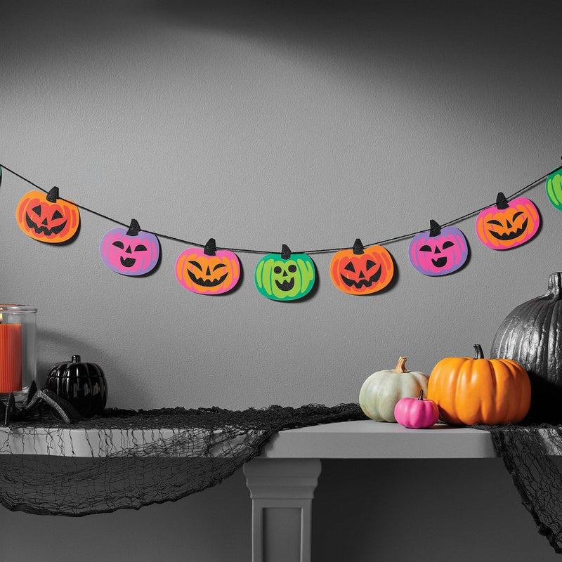 6' Paper Pumpkins Halloween Party Banner- Hyde & EEK! Boutique