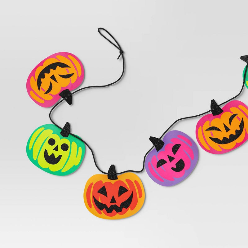 6' Paper Pumpkins Halloween Party Banner- Hyde & EEK! Boutique