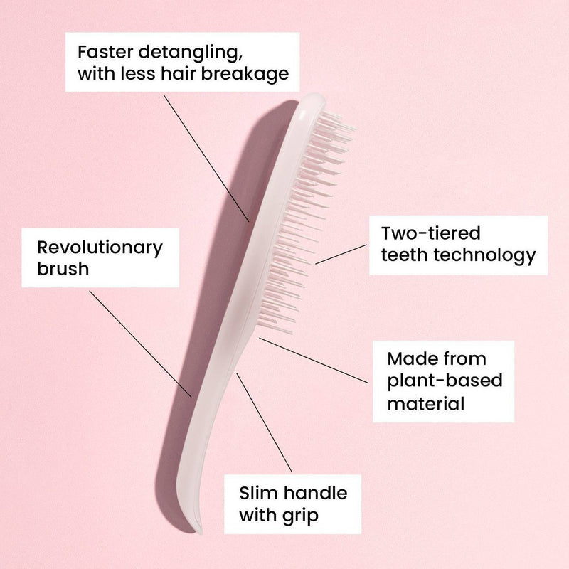 Tangle Teezer Ultimate Plant Brush Detangling Hair Brush for all hair types - Pink