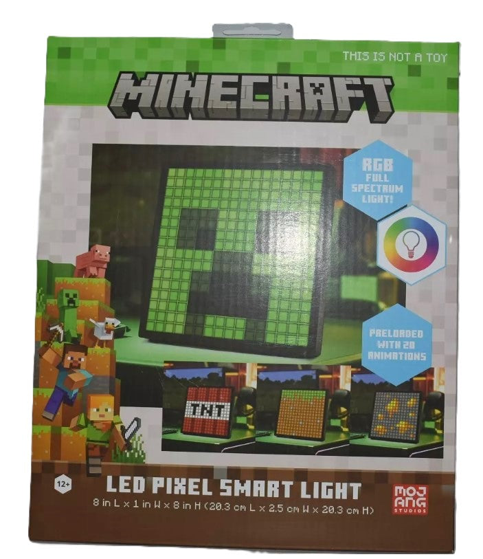 Minecraft Pixel LED Novelty Table Lamp