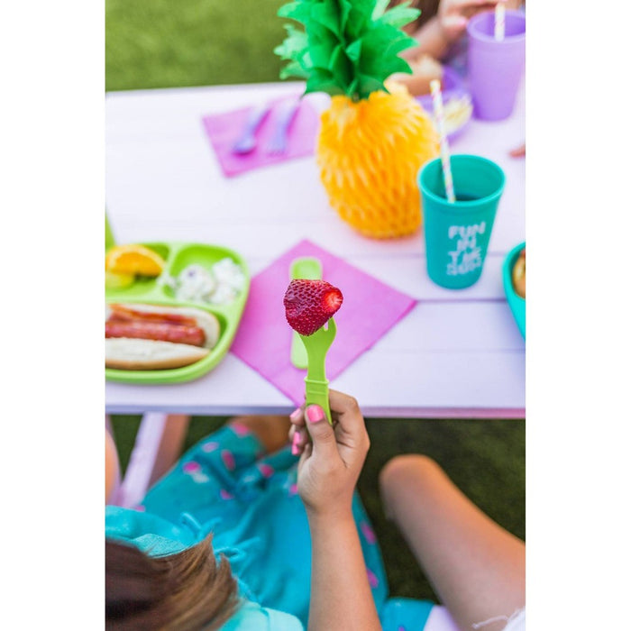 Re-Play 2pc Toddler Utensil Pair - Melon