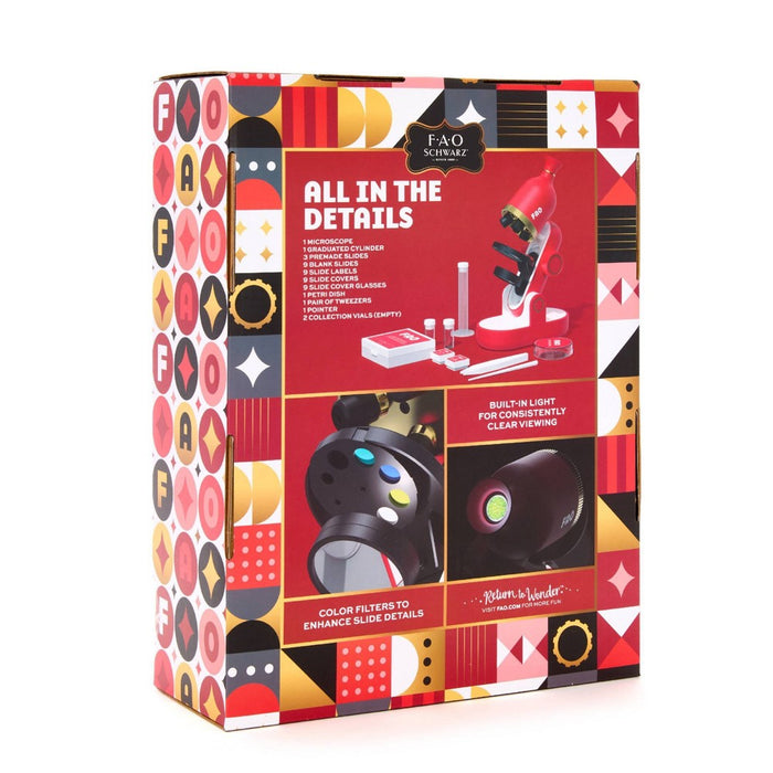 FAO Schwarz Kids' Microscope Set 40pc
