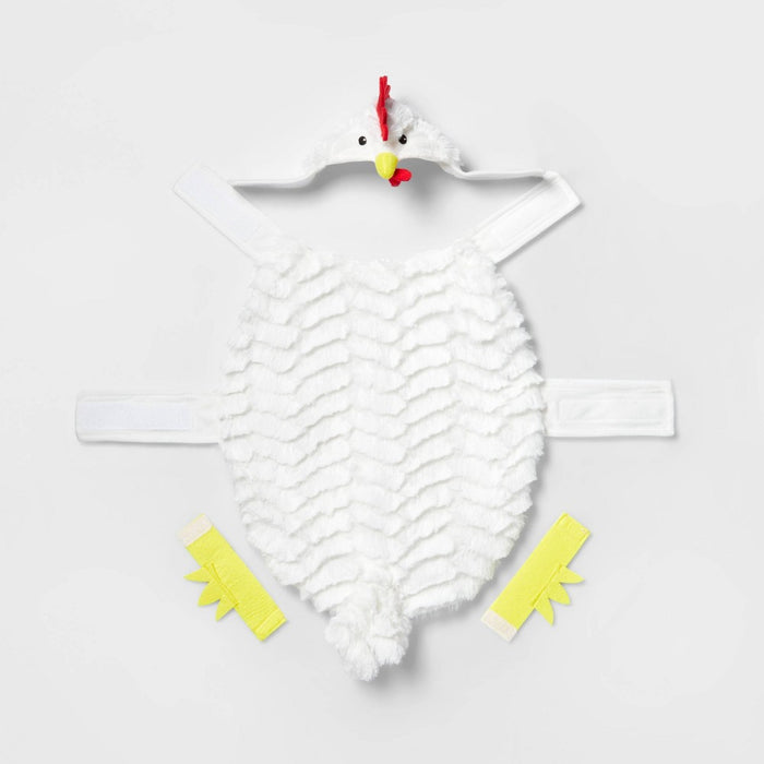 Halloween Full Body White Chicken Dog and Cat Costume - XS - Hyde & EEK! Boutique