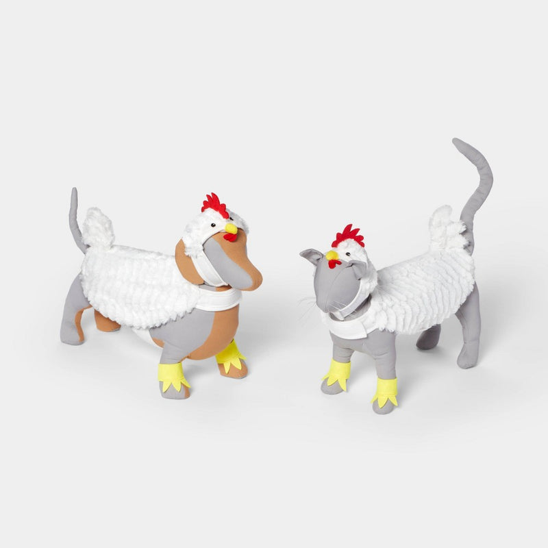 Halloween Full Body White Chicken Dog and Cat Costume - XS - Hyde & EEK! Boutique