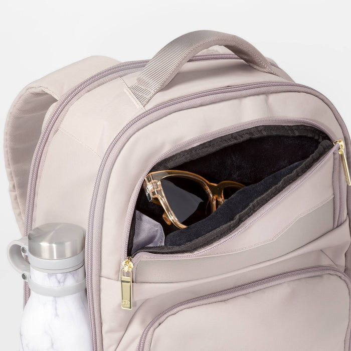 Signature Day Trip Backpack Taupe - Open Story