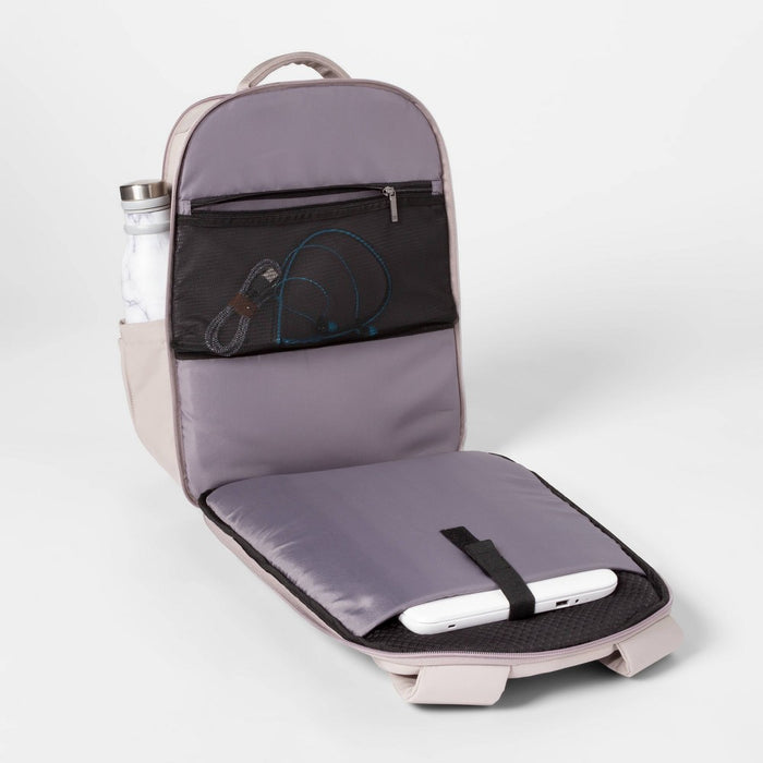 Signature Day Trip Backpack Taupe - Open Story