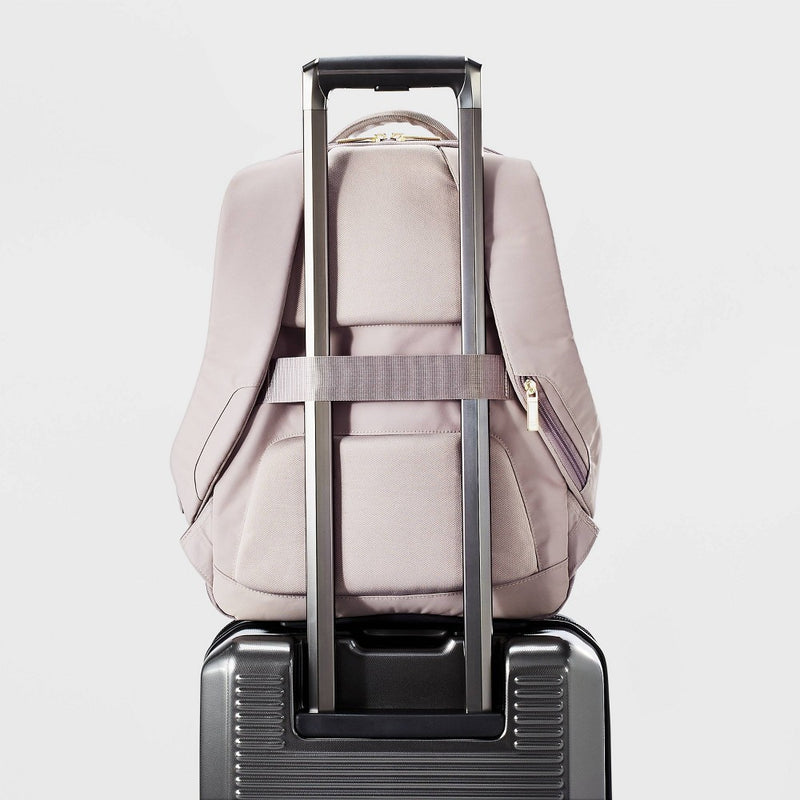 Signature Day Trip Backpack Taupe - Open Story