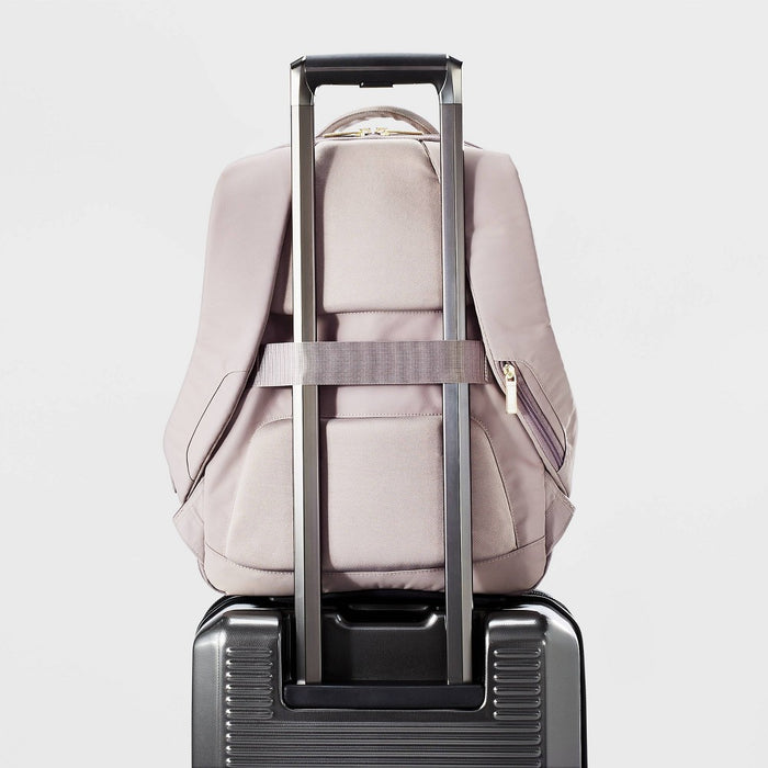 Signature Day Trip Backpack Taupe - Open Story
